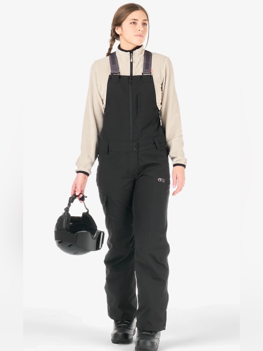Picture Organic Clothing Free People Brita Bib Pants Black Small